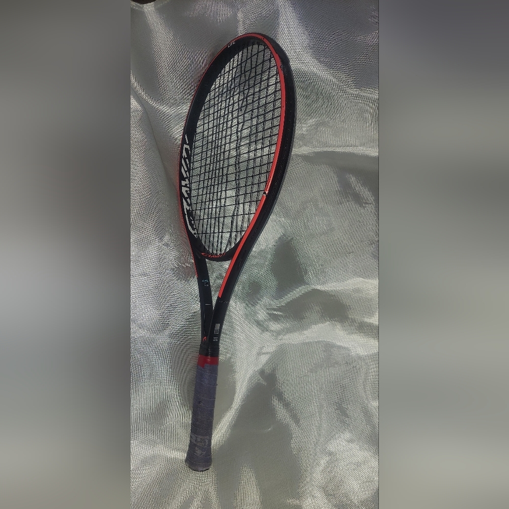 HEAD GRAVITY LITE CPI700 TENNIS RACKET 27” TEAL/ORANGE BLACK 4 1/4 ... 2 GRIP